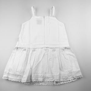 Girls Gumboots, lined cotton sleeveless dress, GUC, size 12 months