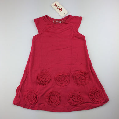 Girls Sprout, sleeveless viscose/elastane dress, NEW, size 1
