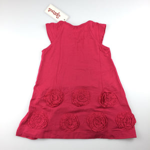 Girls Sprout, sleeveless viscose/elastane dress, NEW, size 1