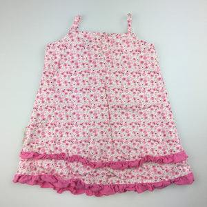 Girls Mini Molly, cotton floral summer party dress, EUC, size 0