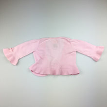 Load image into Gallery viewer, Girls Fred Bare, pink cotton cardigan, front tie, FUC, size 0