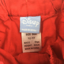 Load image into Gallery viewer, Boys Disney Baby, red cotton shorts, elasticated waist, Tigger, GUC, size 000