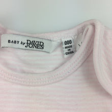 Load image into Gallery viewer, Girls Baby by David Jones, 100% cotton t-shirt / top, FUC, size 000