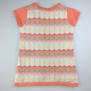Girls Missoni, cotton knit dress, & underslip, EUC, size 2
