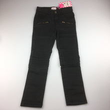 Load image into Gallery viewer, Girls Pumpkin Patch, stretch jeans with adjustable waist, NEW, size 7