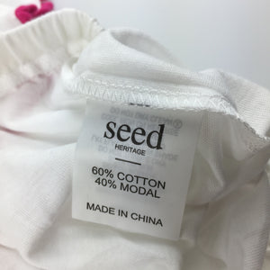 Girls Seed, trim cami, soft top, cotton blend.<p>This soft top features a cold shoulder design for a polished summer look.<p>Complete with an elasticised hem and contrast fuschia pom poms, pair it with her favourite jeans for an easy casual look.<p>Made from a cotton/modal blend, NEW, size 14