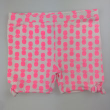 Load image into Gallery viewer, Girls Target, pink &amp; white summer shorts, pineapples, EUC, size 00