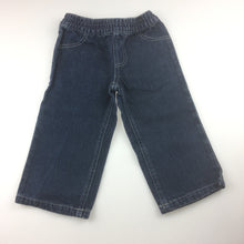 Load image into Gallery viewer, Boys h+t, jeans with elasticated waist, EUC, size 1